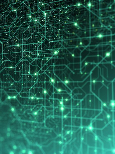 Abstract digital virtual city. Digital binary code of city. Software developer, programming, binary computer code with technology and connection concept. Scientific technology data binary code network
